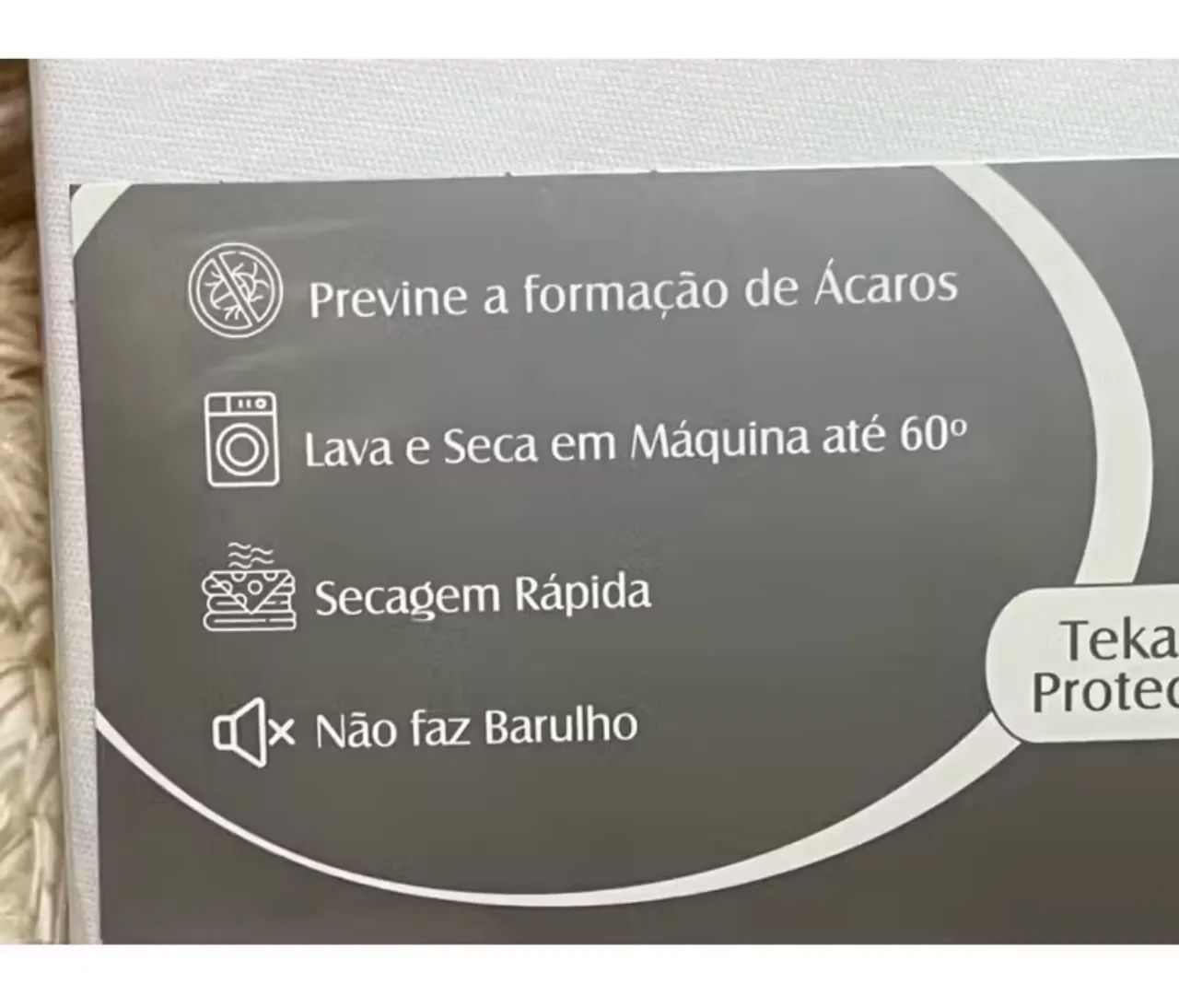 Protetor casal cama linha profissional teka  - Foto 2