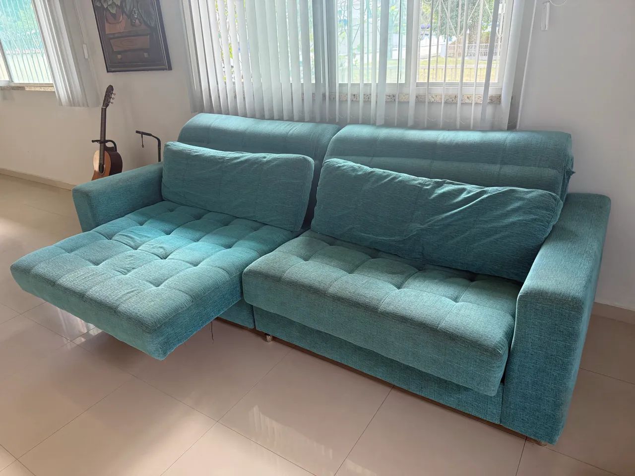 Sofá com Chaise retrátil  - Foto 2
