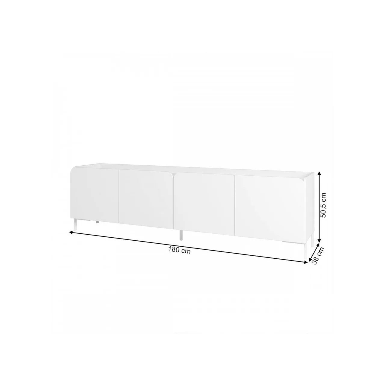 Rack para TV até 70? - Branco Fosco - Foto 2