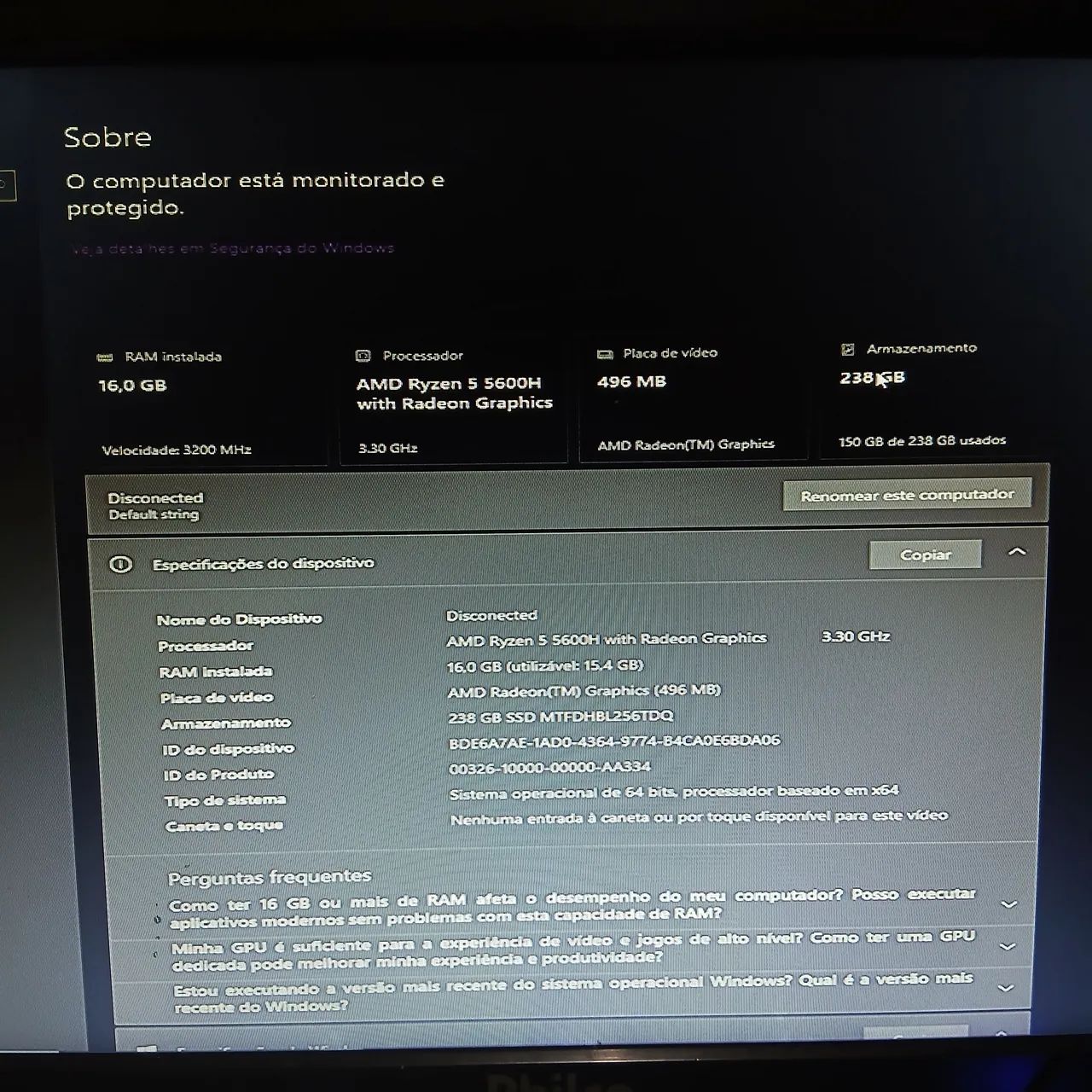 MINI PC RYZEN 5 5600H - Foto 5
