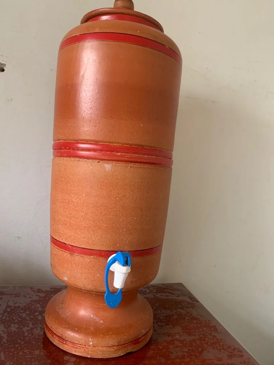 Filtro de água de barro