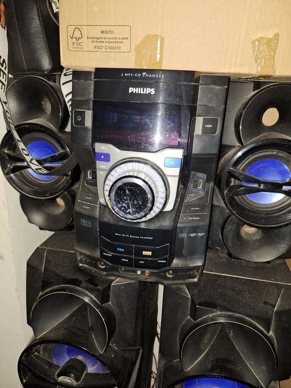 Som Philips  com 6 caixa  - Foto 5