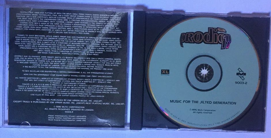CDS The Prodigy - Experience e Music for the Jilted Generation Importados - Foto 4