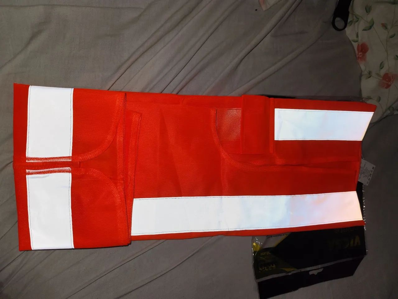 Colete Reflexivo Laranja Com Zíper E 1 Bolso Tamanho G Vic72140 G Lj Vicsa - Foto 6