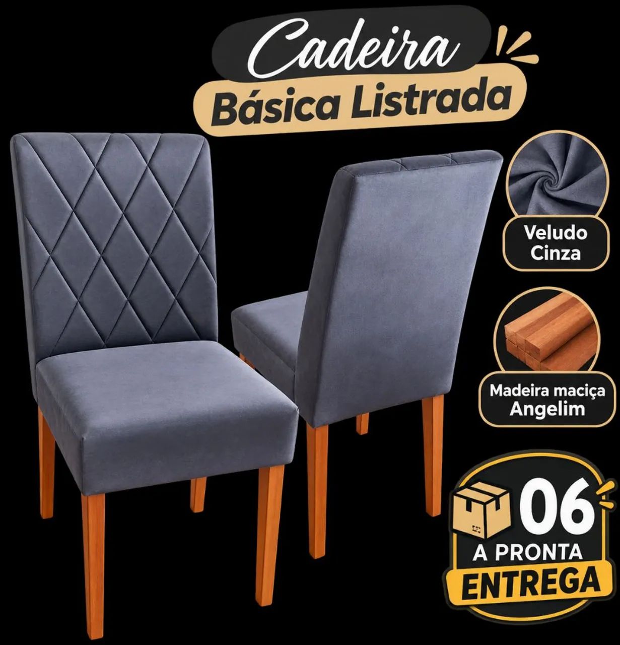 Cadeiras Lindas Na cor de sua preferência  - Foto 5