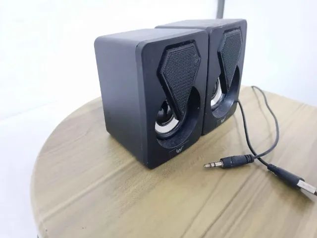 Caixa de som com LED para PC, celular ou notebook. - Foto 2