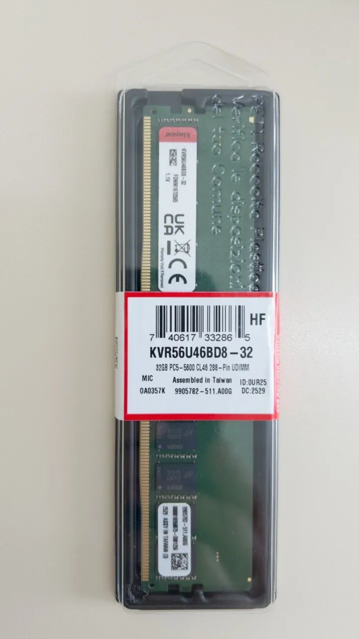 Memoria RAM PC5 5600 32GB - Desktop
