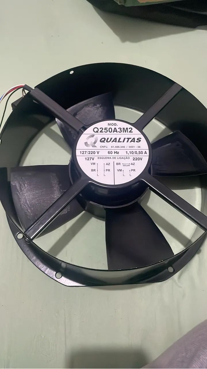 micro ventilador qualitas painel eletrico  - Foto 2