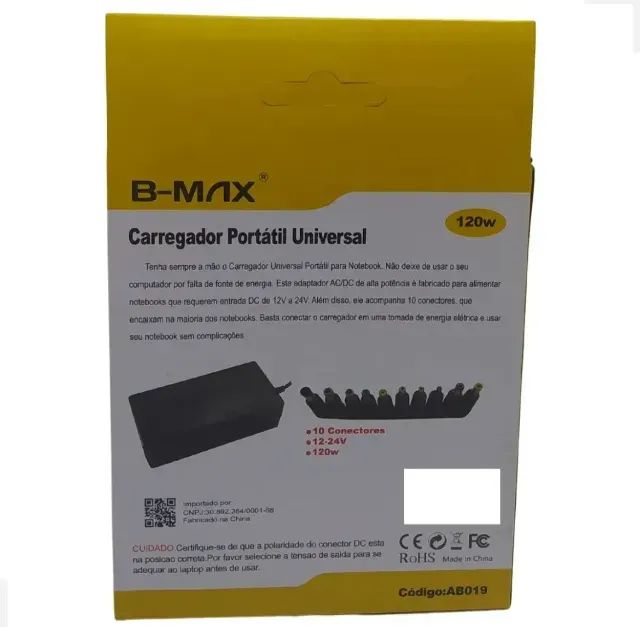 FONTE PARA NOTEBOOK UNIVERSAL 10 PINOS - Foto 4