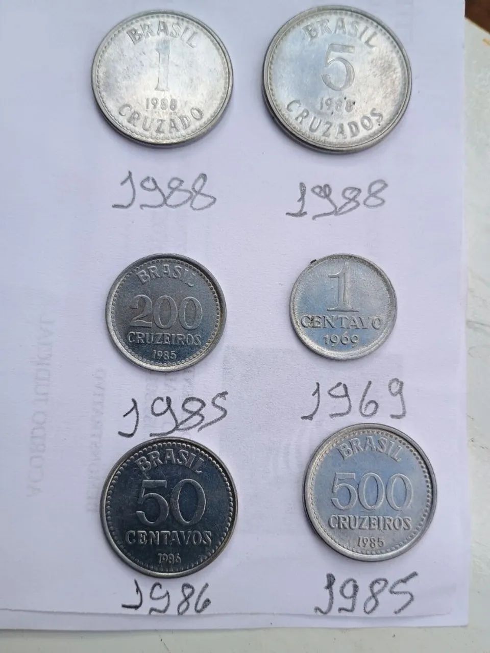 Moedas antigas 