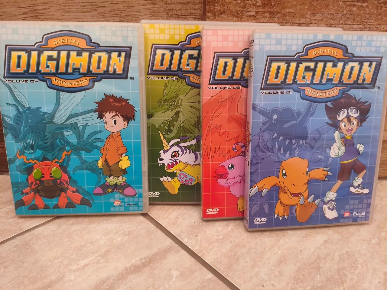 DVD digimon vol 1 ao 4 - Foto 4