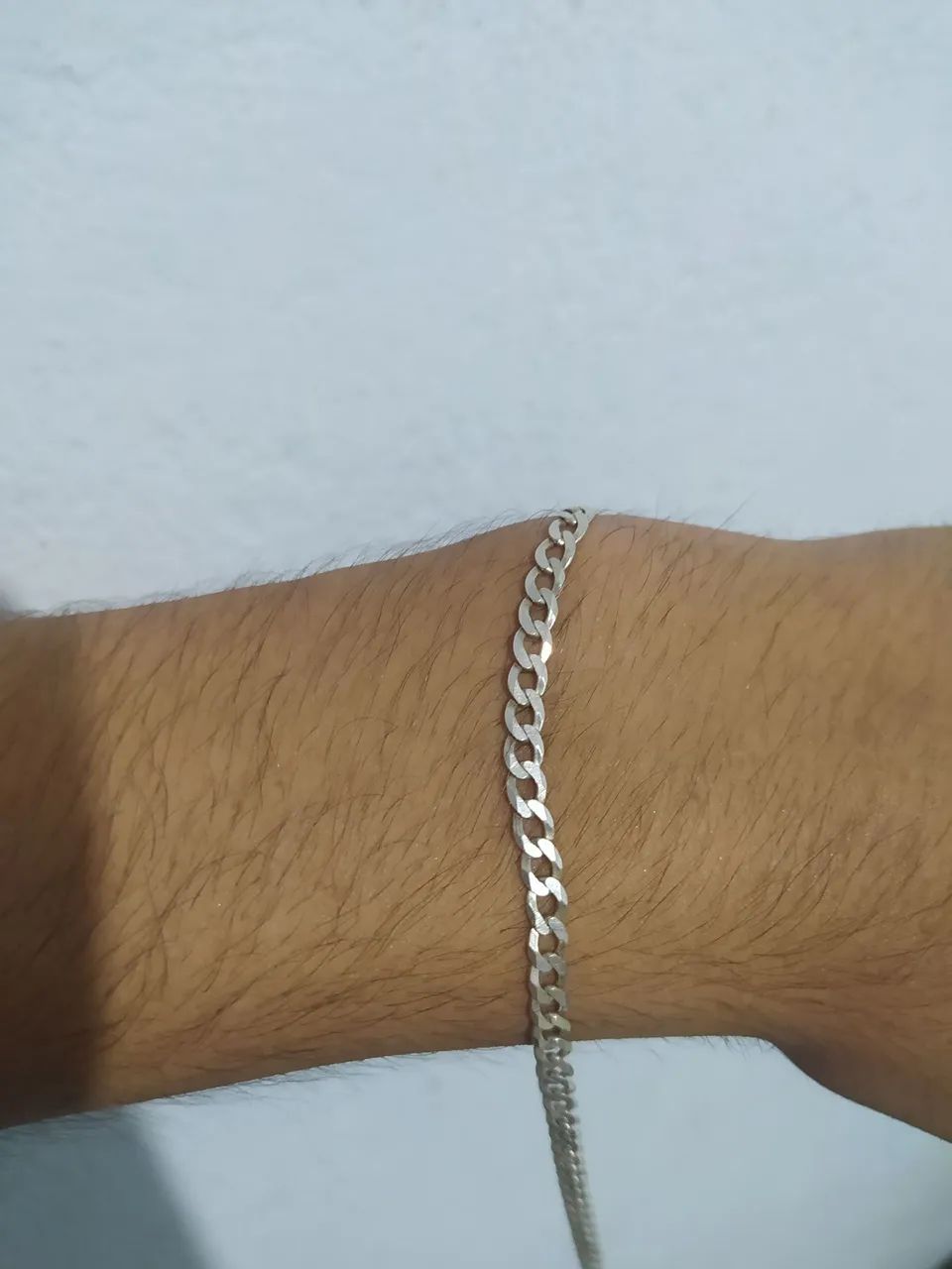 Pulseira de prata média 925 - Foto 3