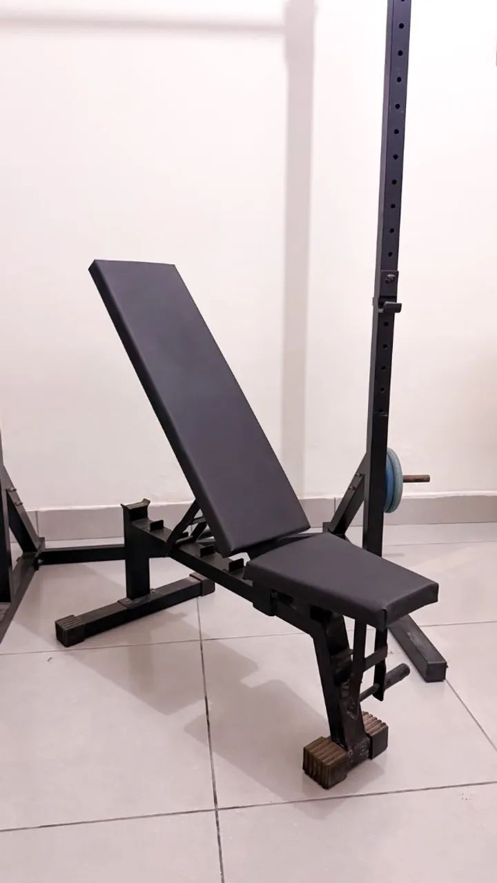 Rack de agachamento aparelho de academia e exercicios - Foto 3