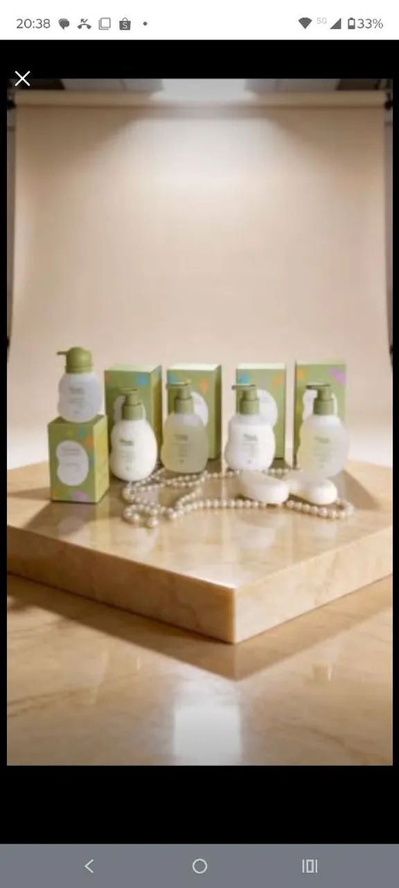 Kit de cuidados com a pele  mamãe e bebê