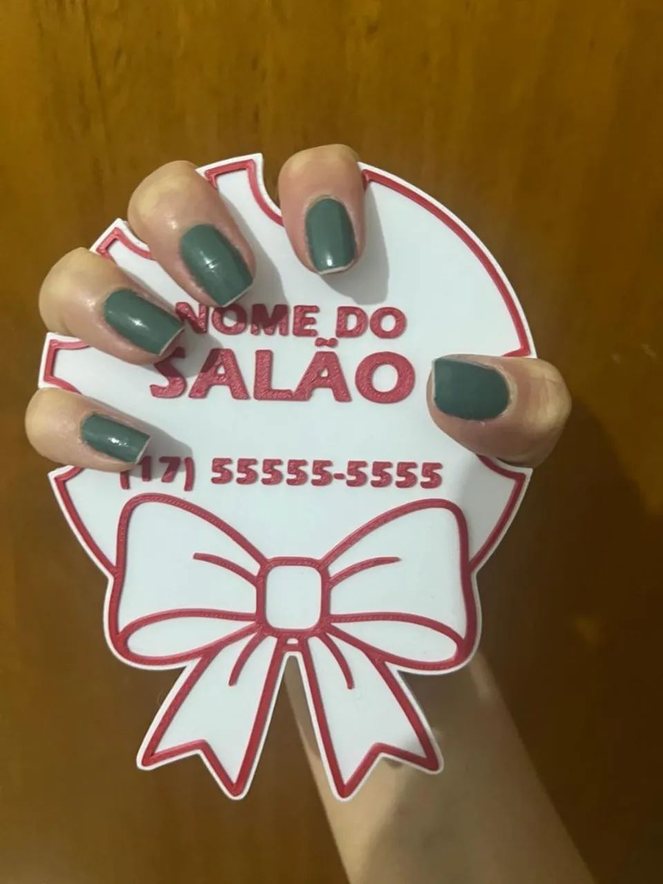 EXPOSITOR DE UNHAS PARA SALÃO DE MANICURE