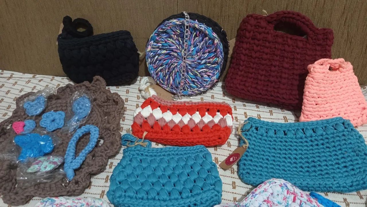 Bolsas de fio de malha