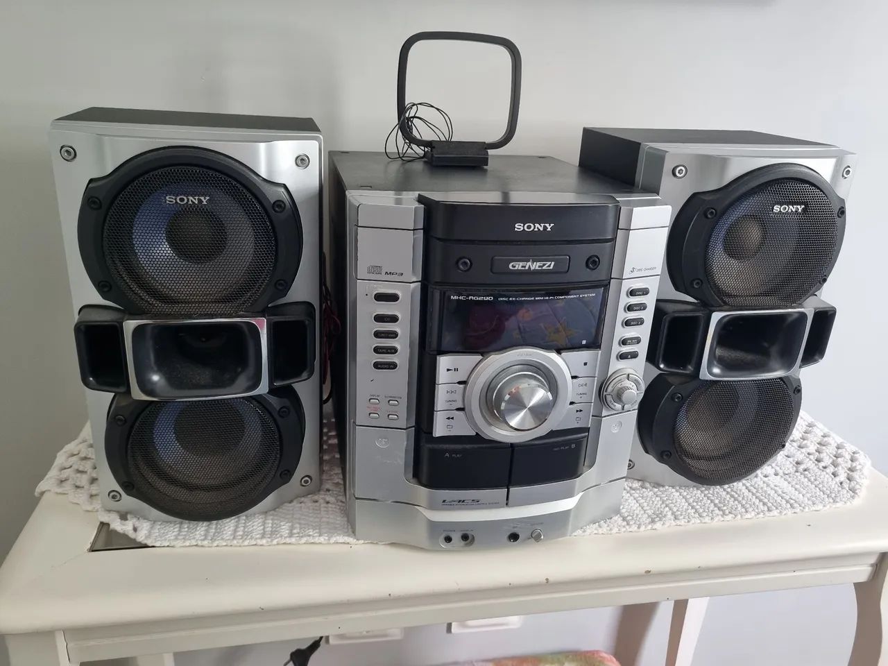 Aparelho de Som Sony Genezi