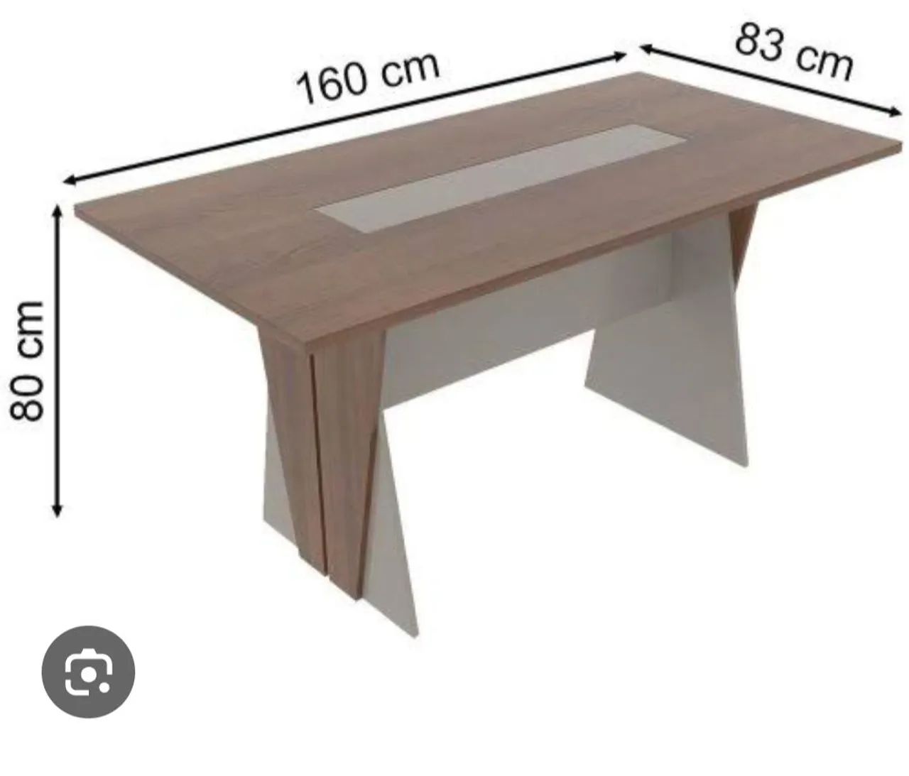 Mesa nova ainda sem montar  - Foto 2