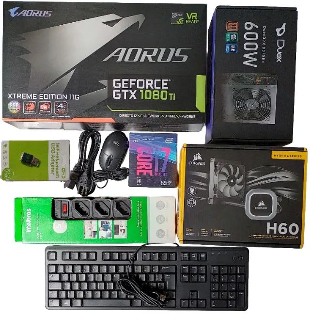 PC Intel Core i7 8700K Nvidia GTX 1080Ti 11GB 16GB SSD 256 HD 1TB