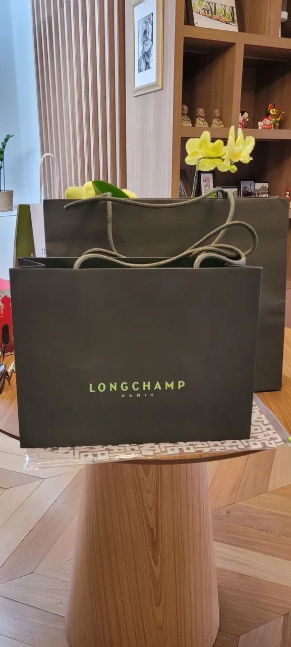 2 Sacolas de papel Longchamp  - Foto 3