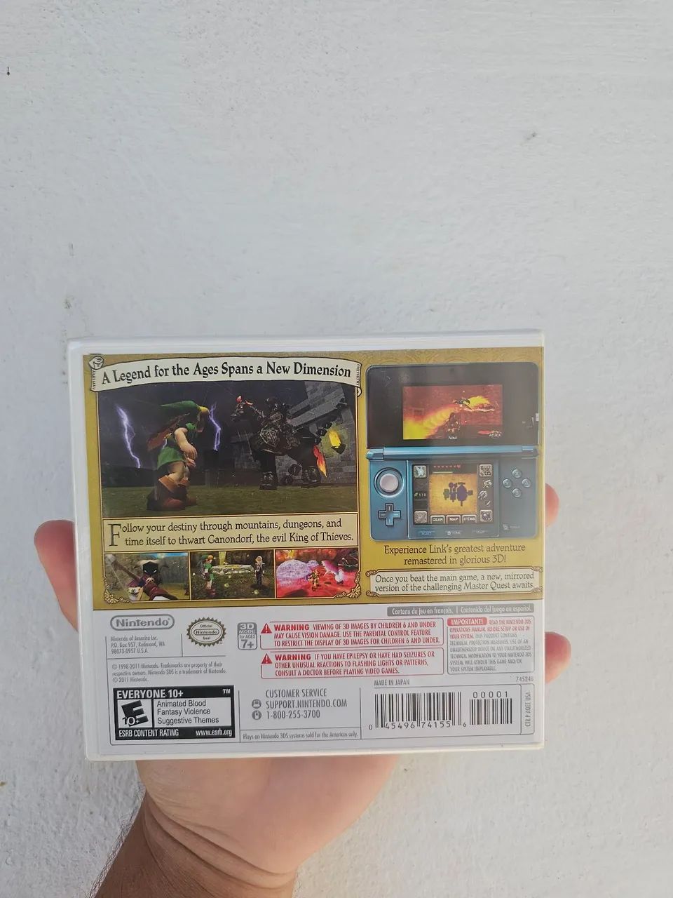 The Legend of Zelda: Ocarina of Time 3D, lacrado - Jogos de Vídeo