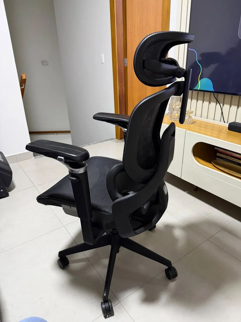 CADEIRA ERGONÔMICA ELEMENTS ANIARA ? PRETA - Foto 3