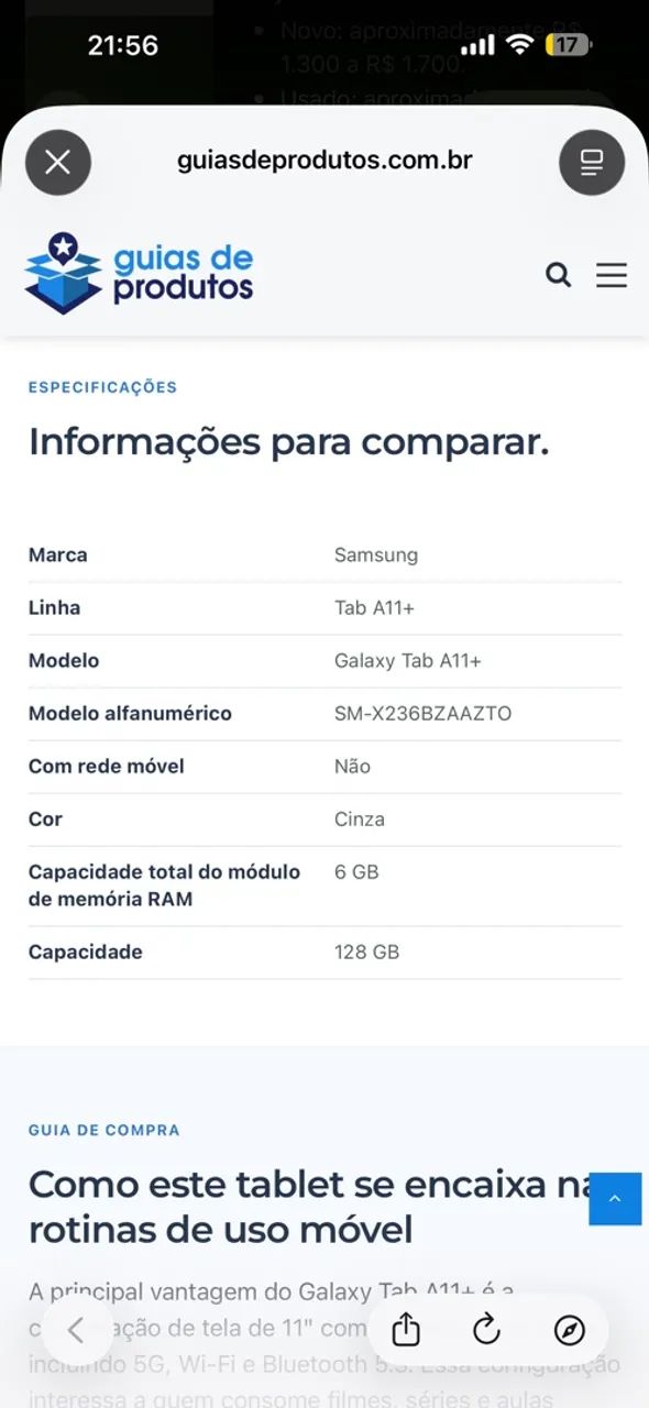 Tablet seminovo A 11 + - Foto 5