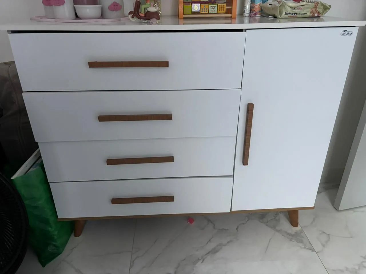 Guarda roupa, cômoda e berço - Foto 2