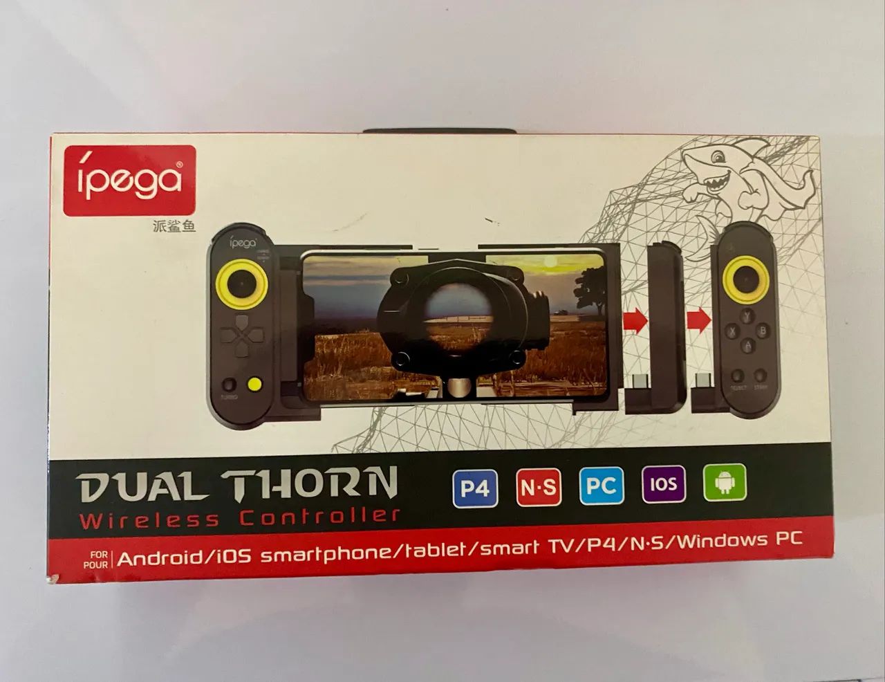 Ipega Dual Thorn wireless controle para celular 