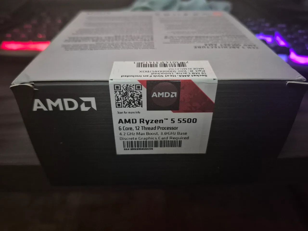 Processador AMD Ryzer 5500