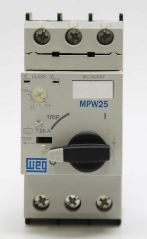 Disjuntor Motor Trifásico 6,3a - 10a Mpw25 Weg