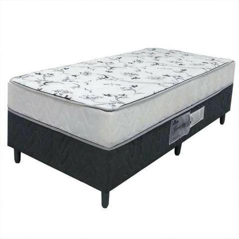 * -Cama Box Conjugado Solteiro (Box Colchão) Spring Molas ? pronta entrega