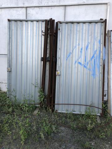 Portões galvanizados 2,12x1,06