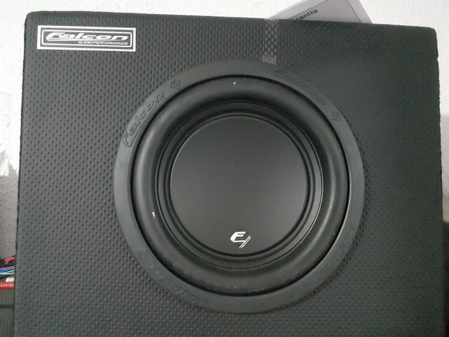 Box slim Falcon 8 polegadas novo amplificado