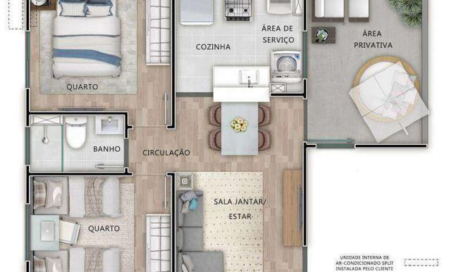Residencial das Águas - 39 a 45m² - Sta Bárbara do Oeste, SP - ID4003 - Foto 5