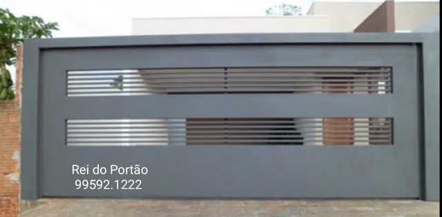 Lambri redondo portao pronto 2.50X2,10 a 3.50x2.20 varios  novos da fabrica - Foto 4