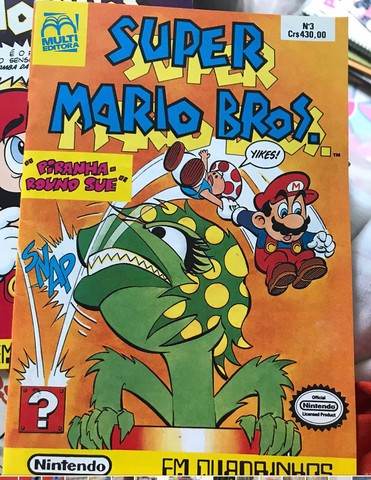 p/colecionador - Quadrinhos 1991 Super Mario Bros - Nintendo 