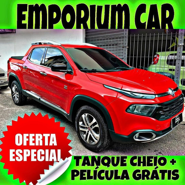 TANQUE CHEIO SO NA EMPORIUM CAR!!! FIAT TORO 2.0 VOLCANO DIESEL 4X4 AUTOMÁTICO ANO 2017
