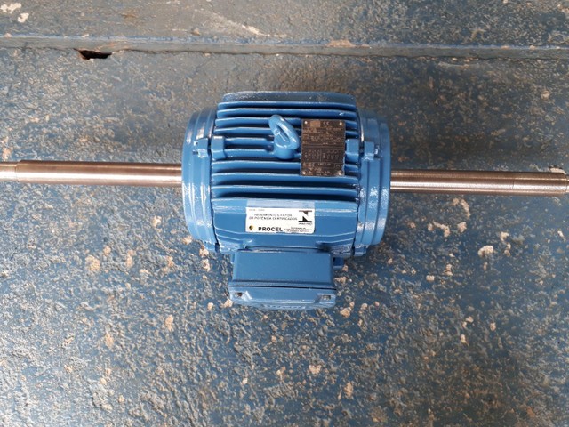 Motor elétrico trifásico 2 cv rpm 860. - Foto 2