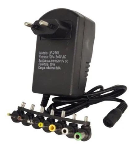 Fonte de Alimentação 7 plugs 3-12V LE -2561 - Foto 2