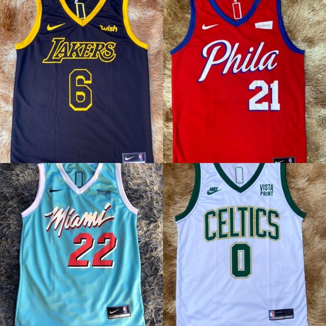 4 Regatas de Basquete da NBA Dry Fit