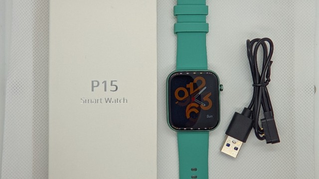 Relógio Colmi P15 - Smartwatch na cor Verde - À prova D'água e vários exercícios físicos!