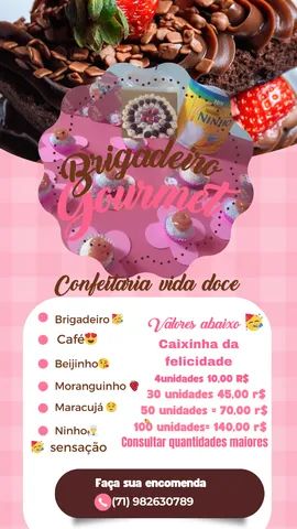 Confeitaria da Moranguinho - Com as Receitas, Vem Conferir! 