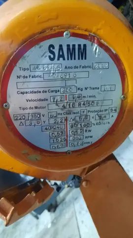 Talha Elétrica de corrente - Samm / 300 kg - Foto 4