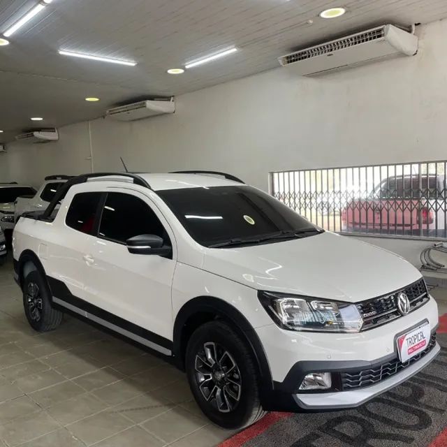 VISITANDO R$ 85.860 Volkswagen Saveiro Cross CD 2020 aro 15 Branco Cristal  MT5 1.6 16v Flex 120 cv 