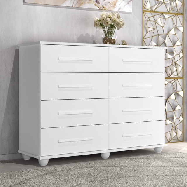 Cômoda Apollo 8G Branco SR - Foto 2
