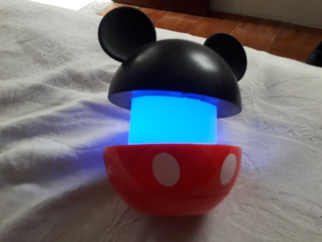 Mini luminária do mickey