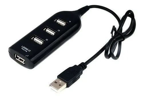 Promoção kit 2 Hub Usb 4 Portas 2.0 Extensor Multi Drive Adaptador Pc Note - Foto 3