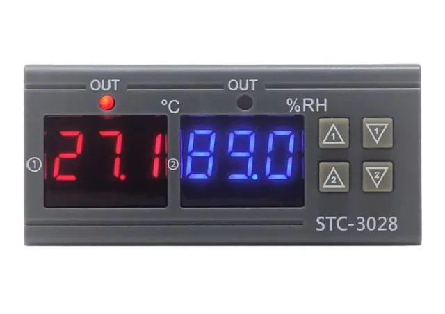 Termostado termohigrometro Controlador De Temperatura E Umidade Stc3028 Bivolt COD-AP152   - Foto 4