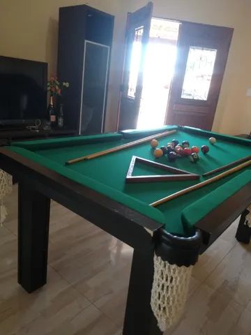 Mesa Sinuca Bilhar Snooker COM Tampo de Ping-Pong